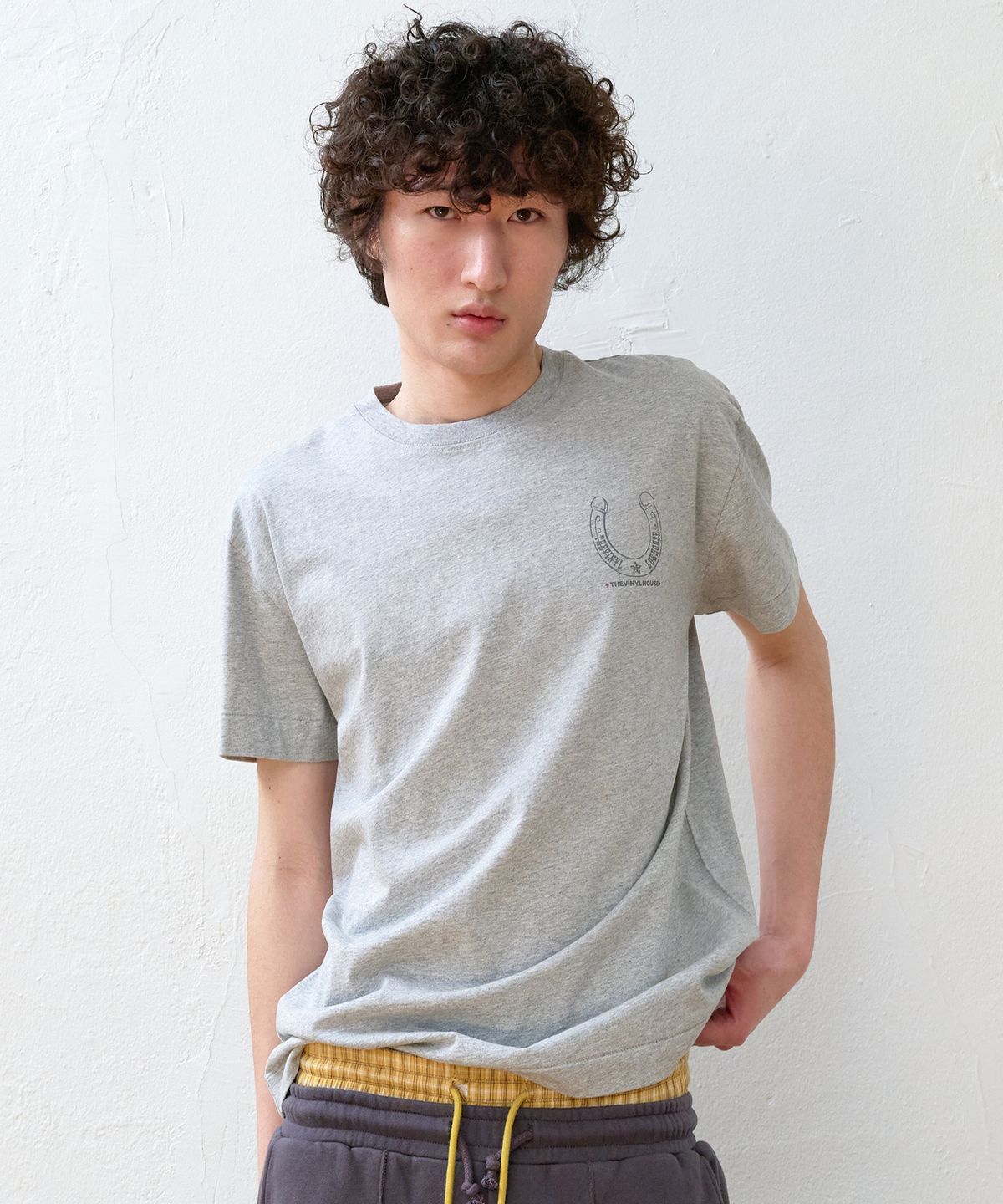 더바이닐하우스(THEVINYLHOUSE) LUCKY HOUSE TEE GREY
