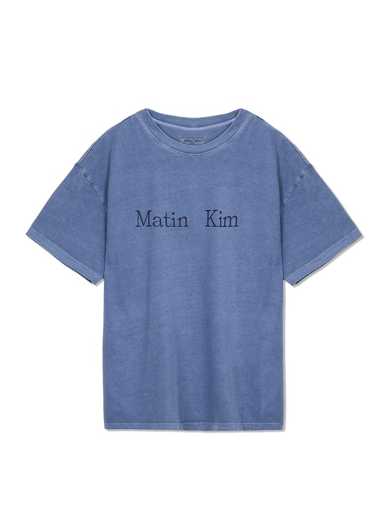 PIGMENT LOGO TOP IN POWDER BLUE