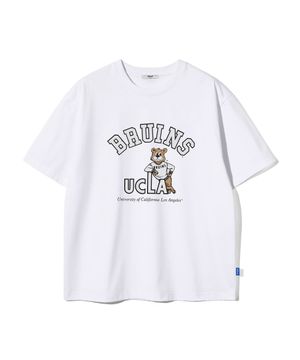 남녀공용 러닝 조 반팔 티셔츠[WHITE](UC4STA2)