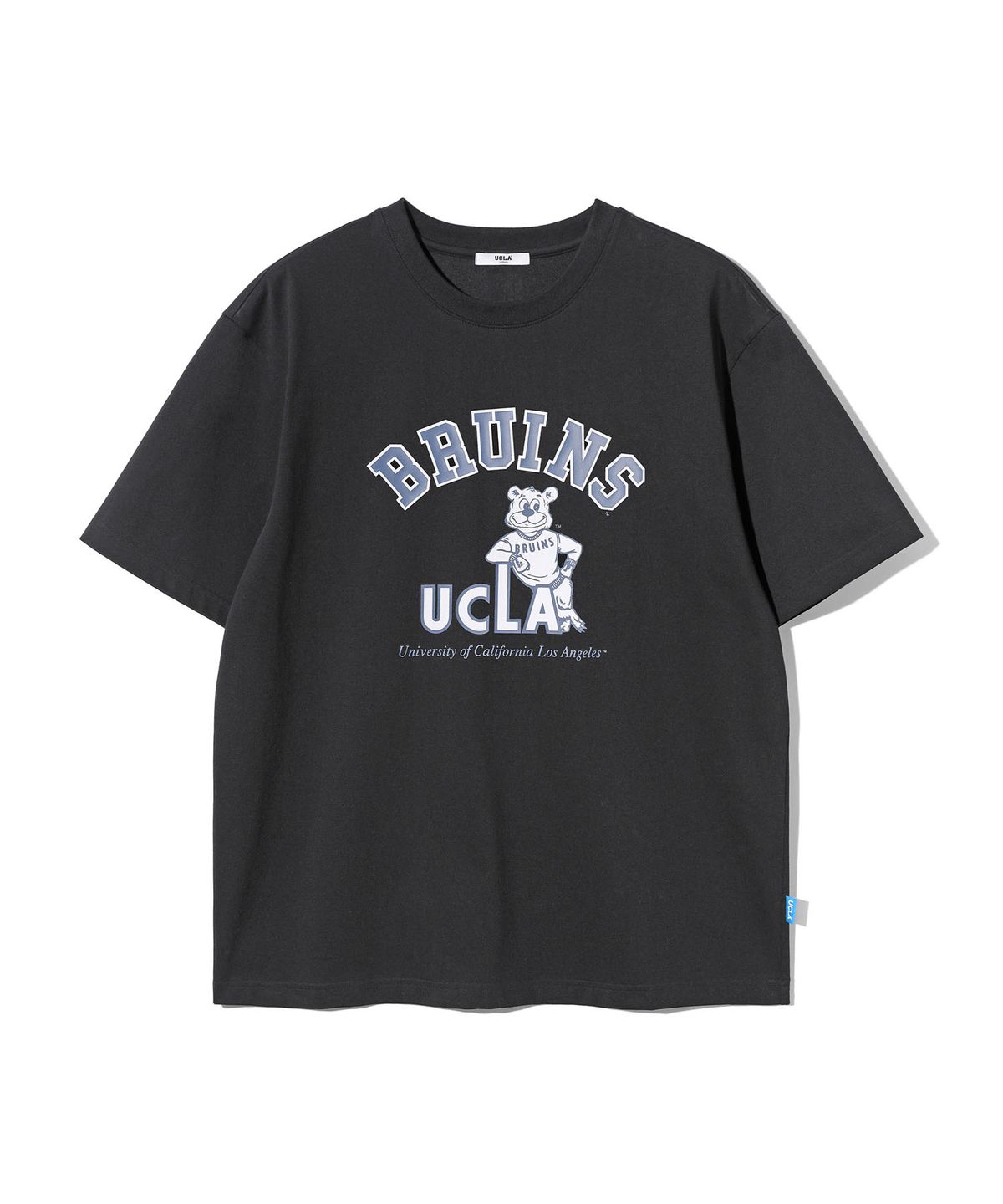 유씨엘에이(UCLA) 남녀공용 러닝 조 반팔 티셔츠[BLACK](UC4STA2)