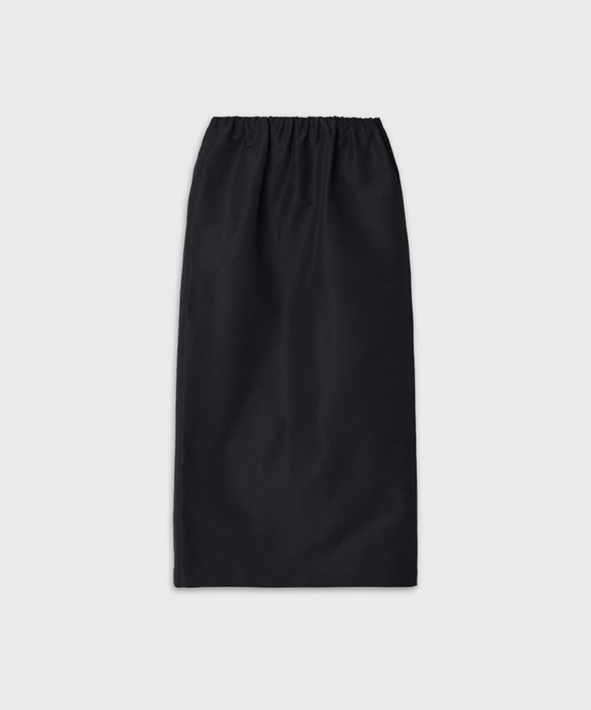 더룸(THELOOM) VOLUME WAIST COLUMN SKIRT_BLACK