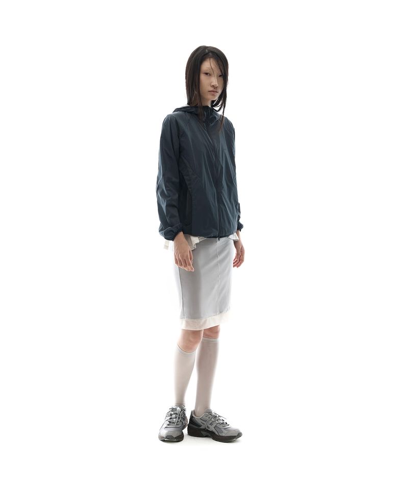 Paneled Lightweight Windbreaker / Charcoal