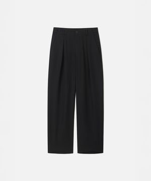 테이진 LUNALITE 와이드 팬츠 BLACK