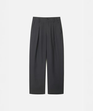 테이진 LUNALITE 와이드 팬츠 CHARCOAL