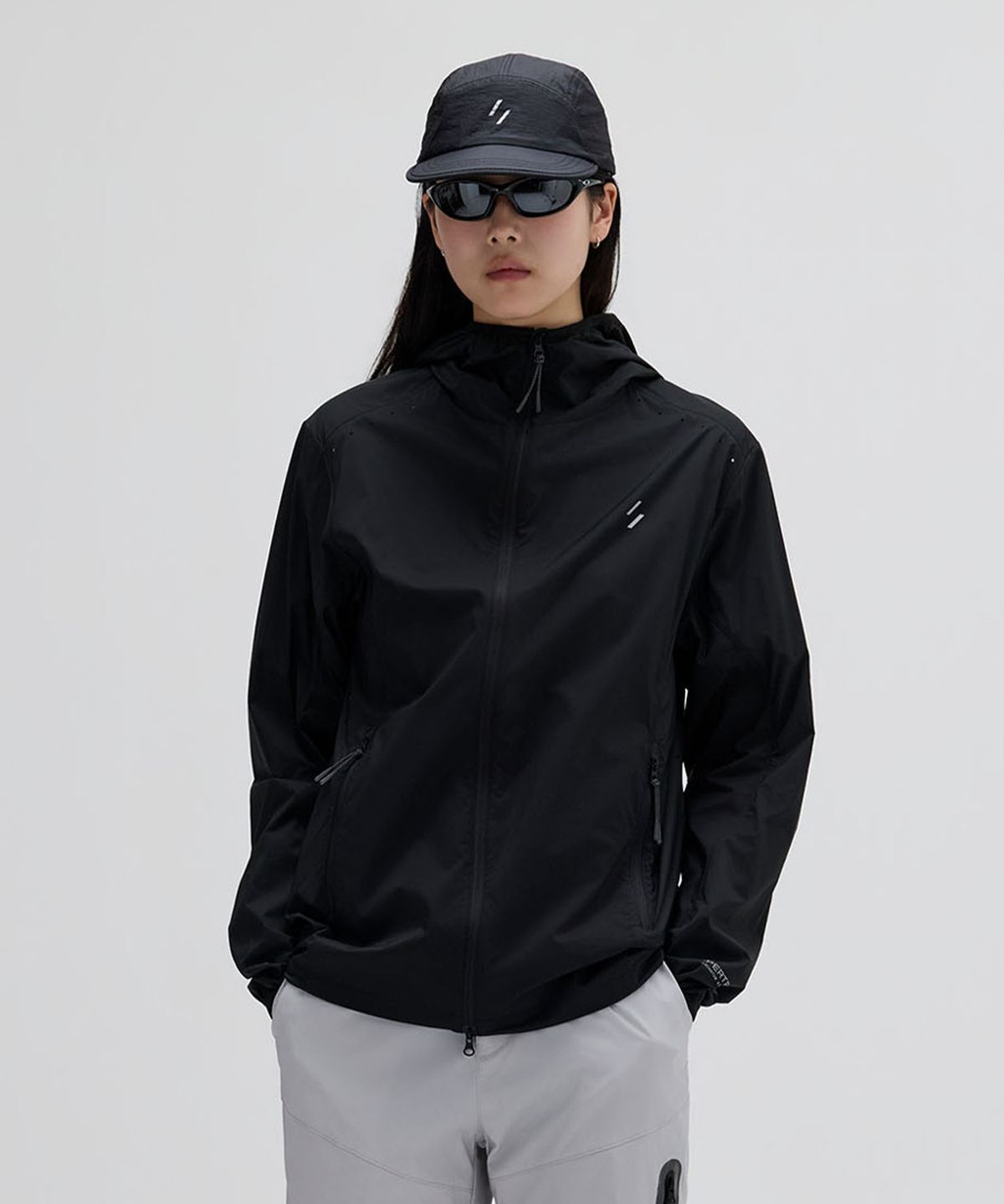 웰터 익스페리먼트(WELTER EXPERIMENT) AEROPLY PERTEX WINDBREAKER JACKET_BLACK