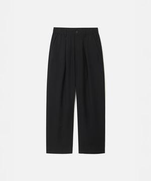 테이진 LUNALITE 테이퍼드 팬츠 BLACK