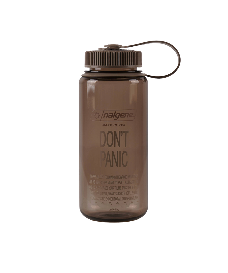 Dont Panic Nalgene Wide Mouth Bottle Mocha 0.5L
