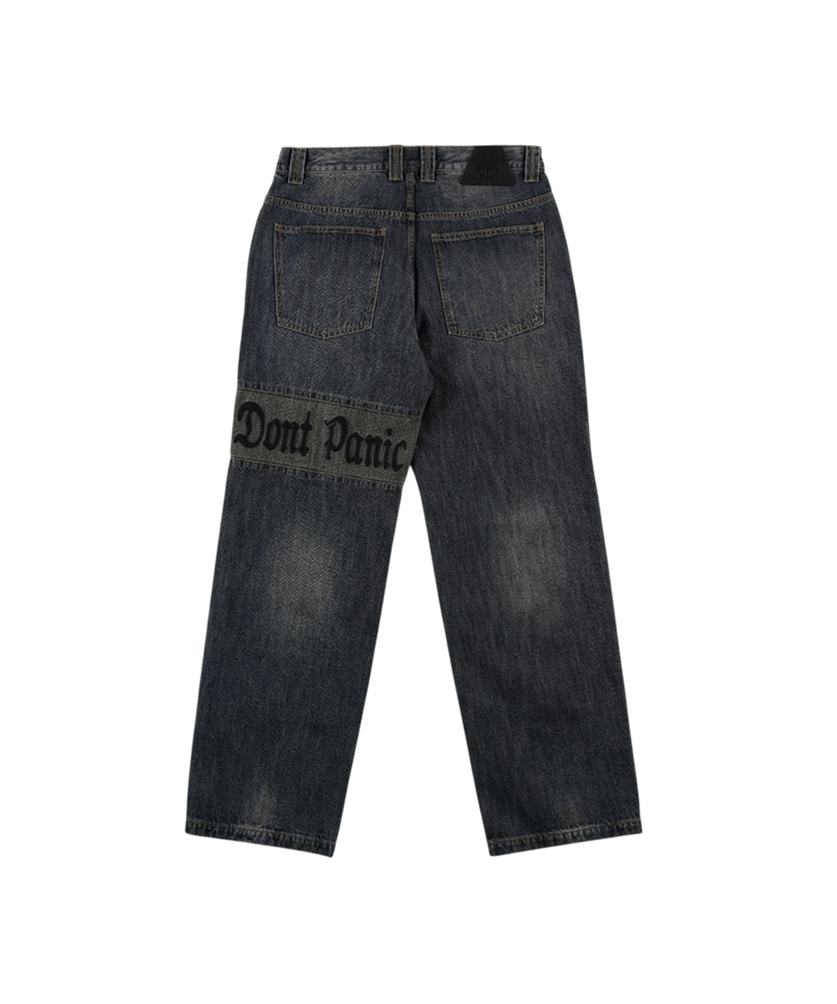 이알티알(ERTR) Dont Panic Denim Pants Dark Blue