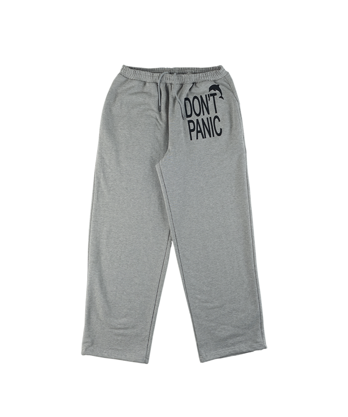 이알티알(ERTR) Dont Panic Dolphin Jogger Pants Melange Grey