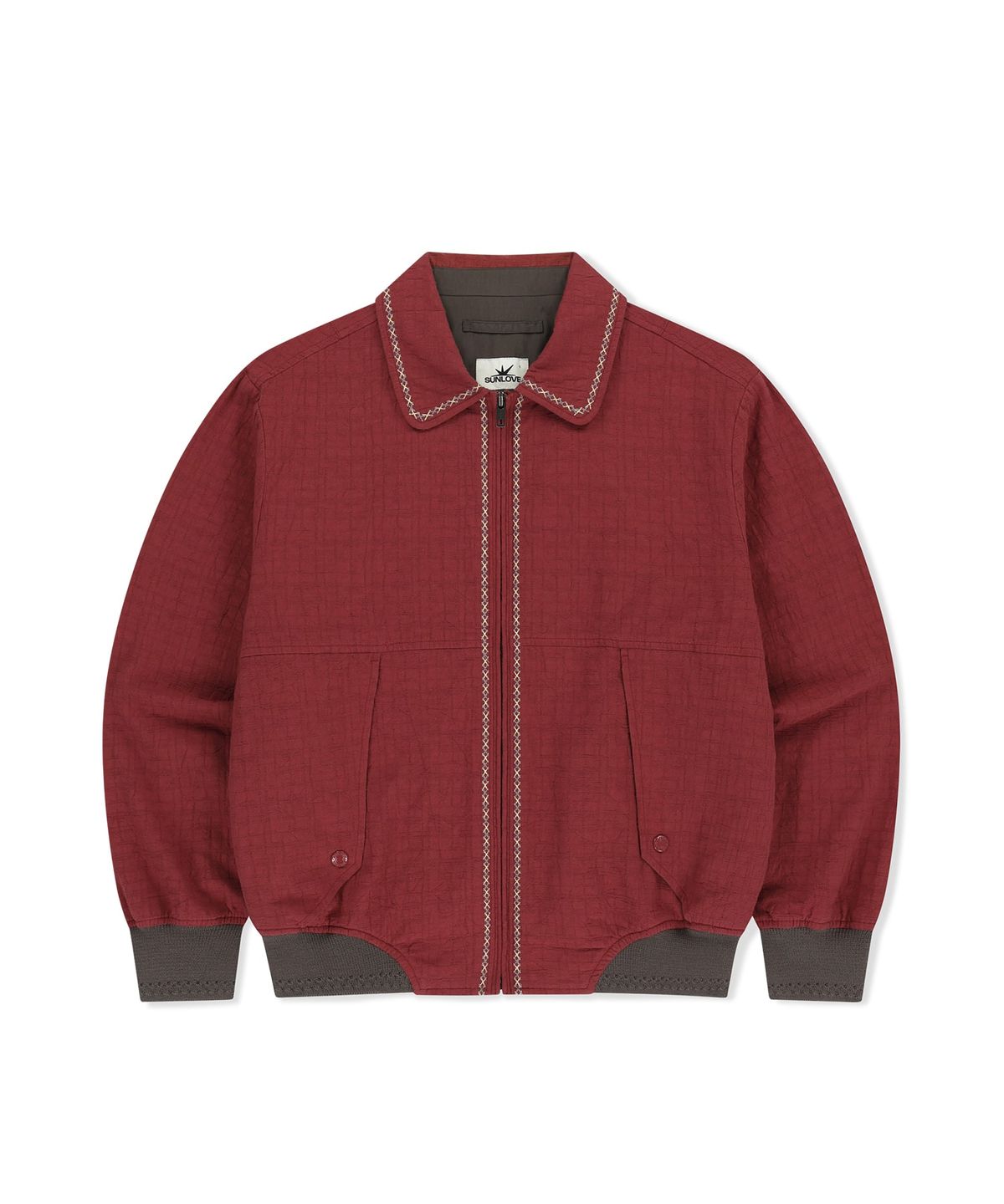 썬러브투어(SUNLOVETOUR) Rough Swing Jacket Red