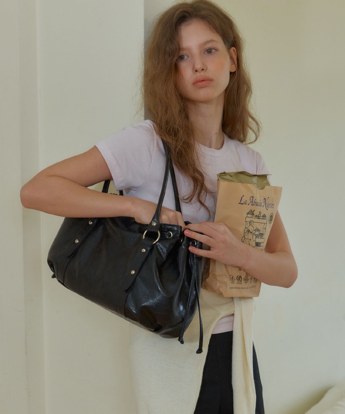 아노에틱(ANOETIC) ANC BUCKET TOTE BAG_BLACK