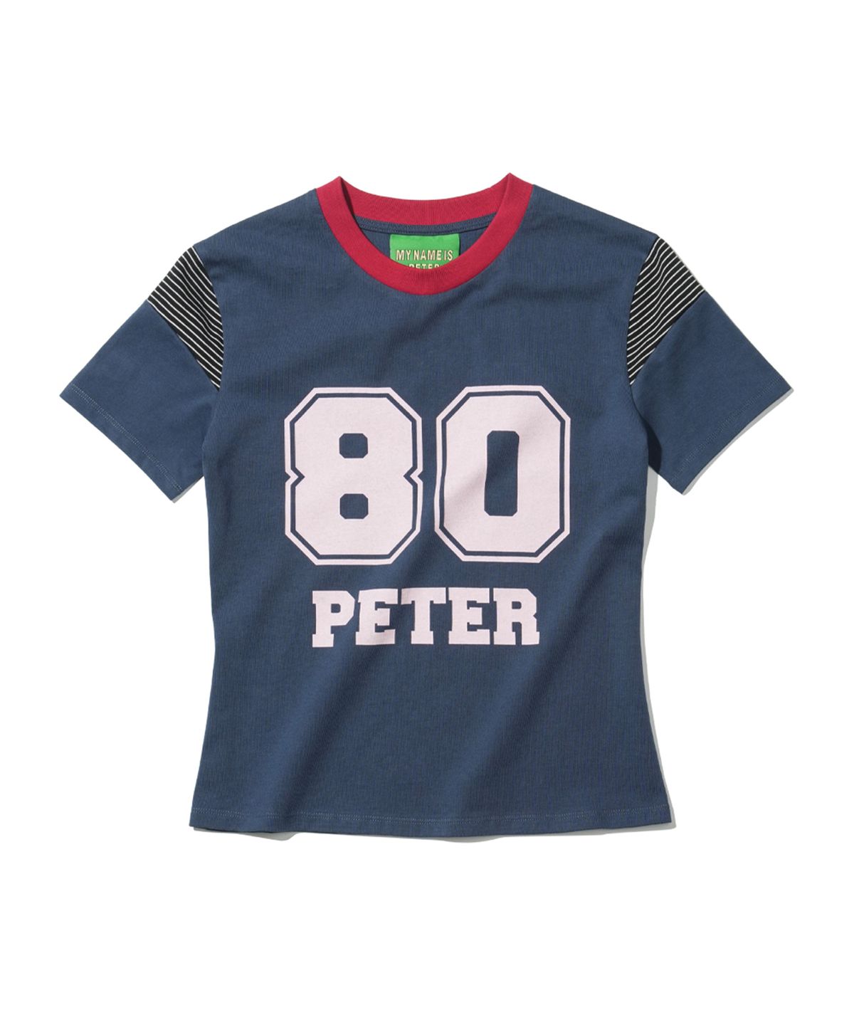 마이네임이즈피터(MYNAMEISPETER) (W) TEAM PETER CHEERLEADER T-SHRIT - NAVY