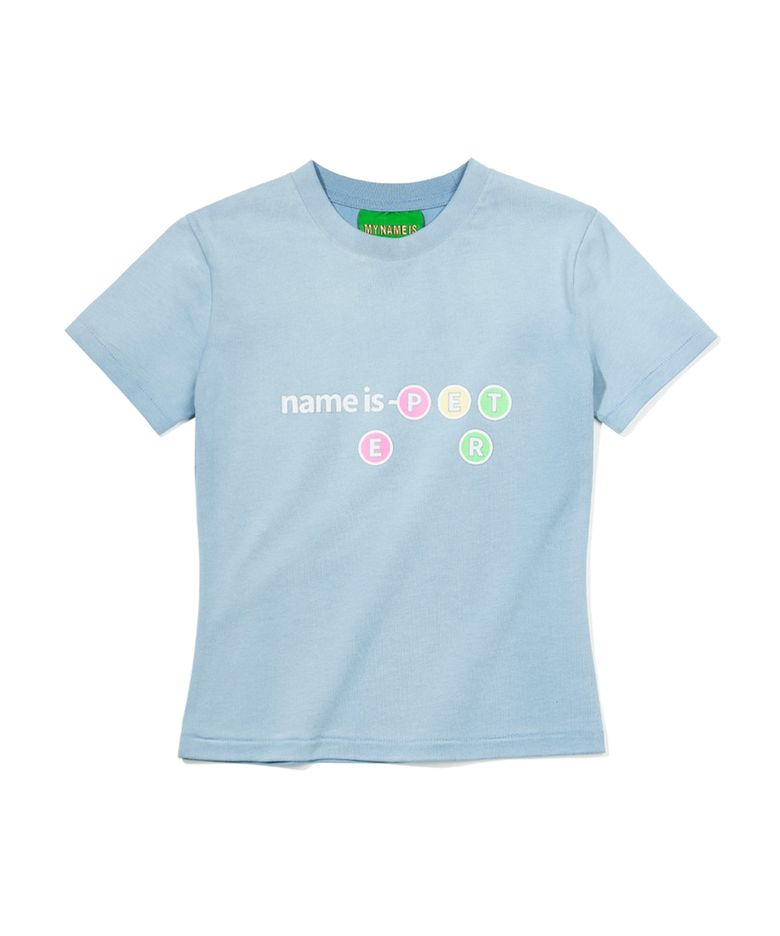 (W) TRAFFIC LIGHTS T-SHIRT - VINTAGE BLUE