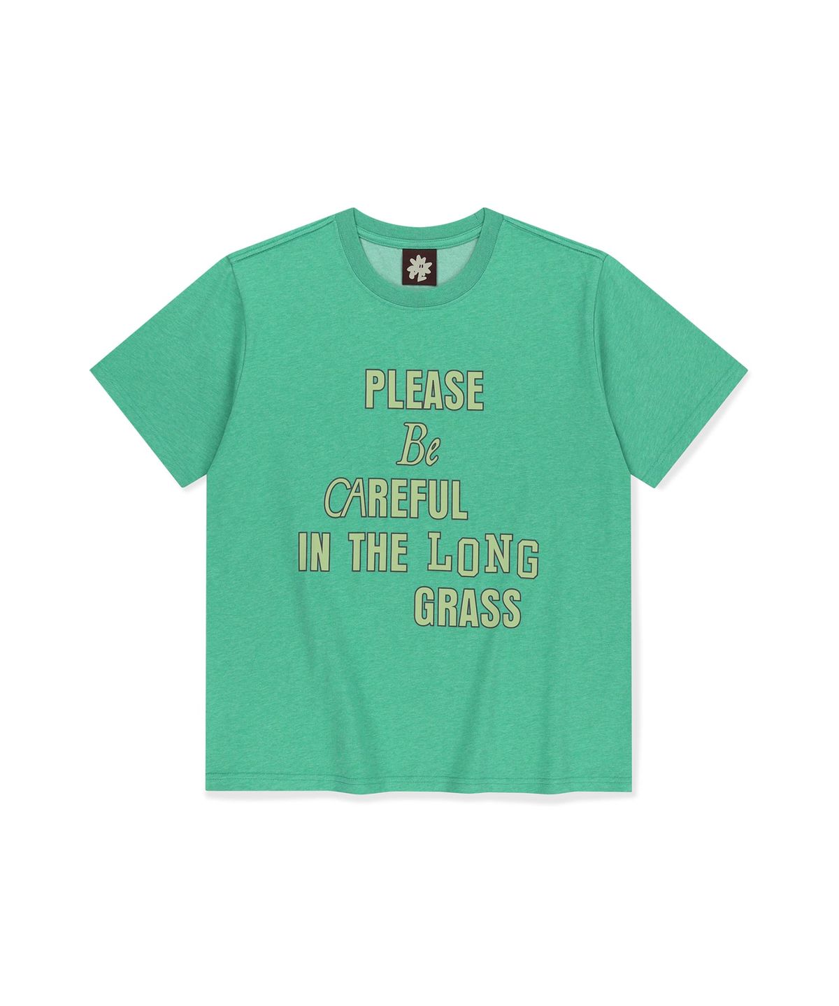 썬러브투어(SUNLOVETOUR) Rough Sign Tee Heather Green