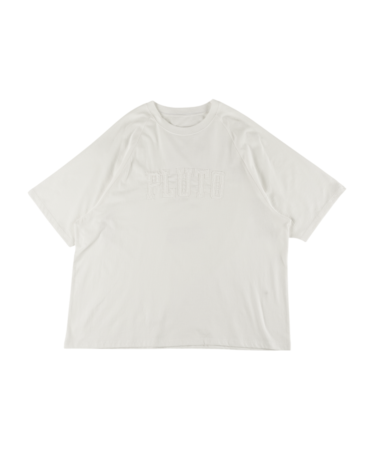 이알티알(ERTR) PLUTO Applique T-Shirt White
