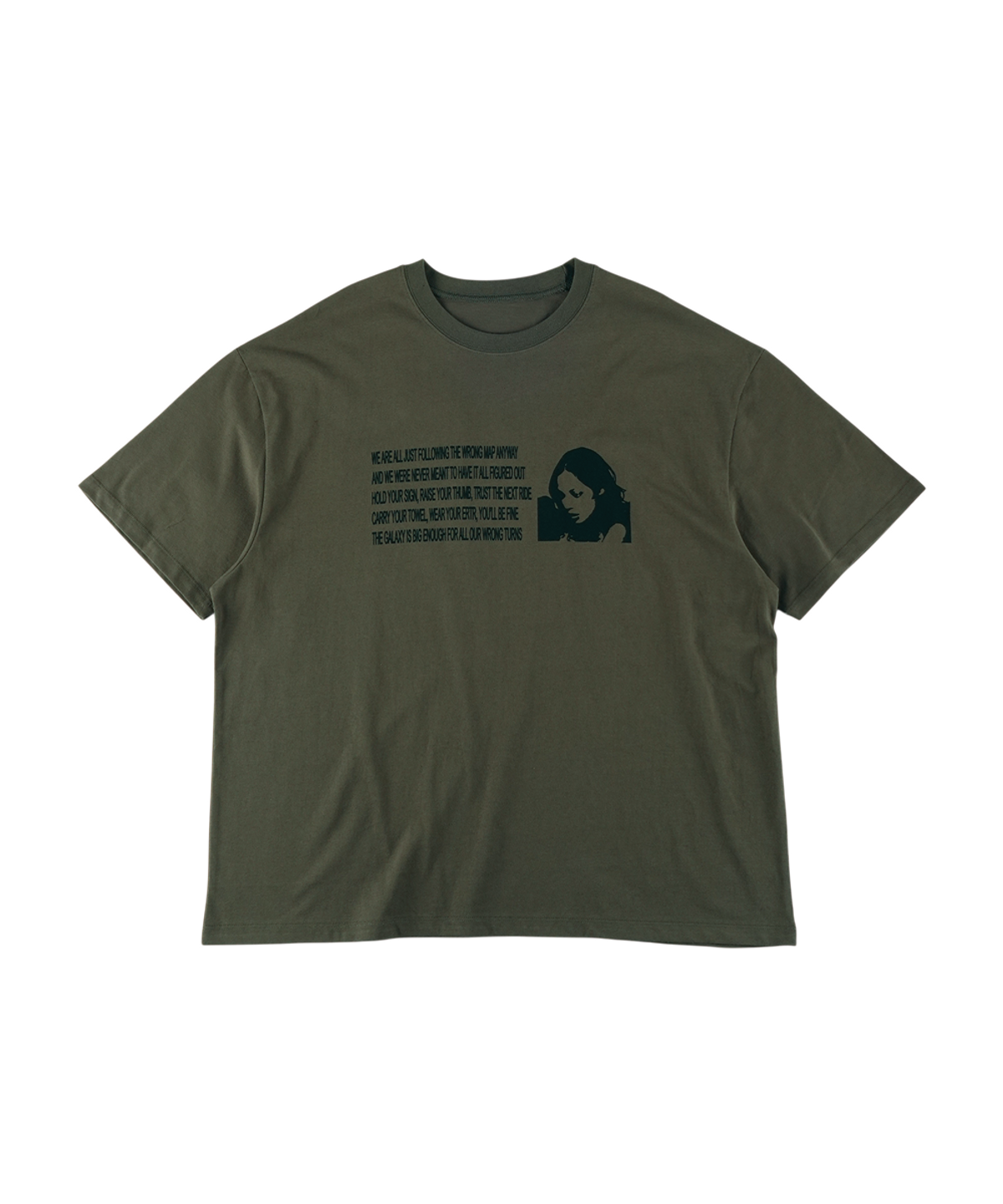 이알티알(ERTR) HRT Girl T-Shirt Olive