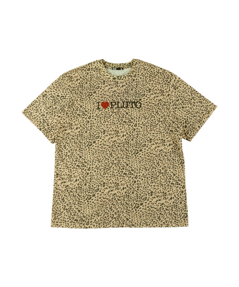 I Love Pluto T-Shirt Leopard