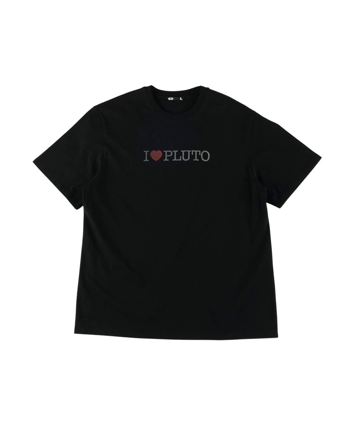 이알티알(ERTR) I Love Pluto T-Shirt Black