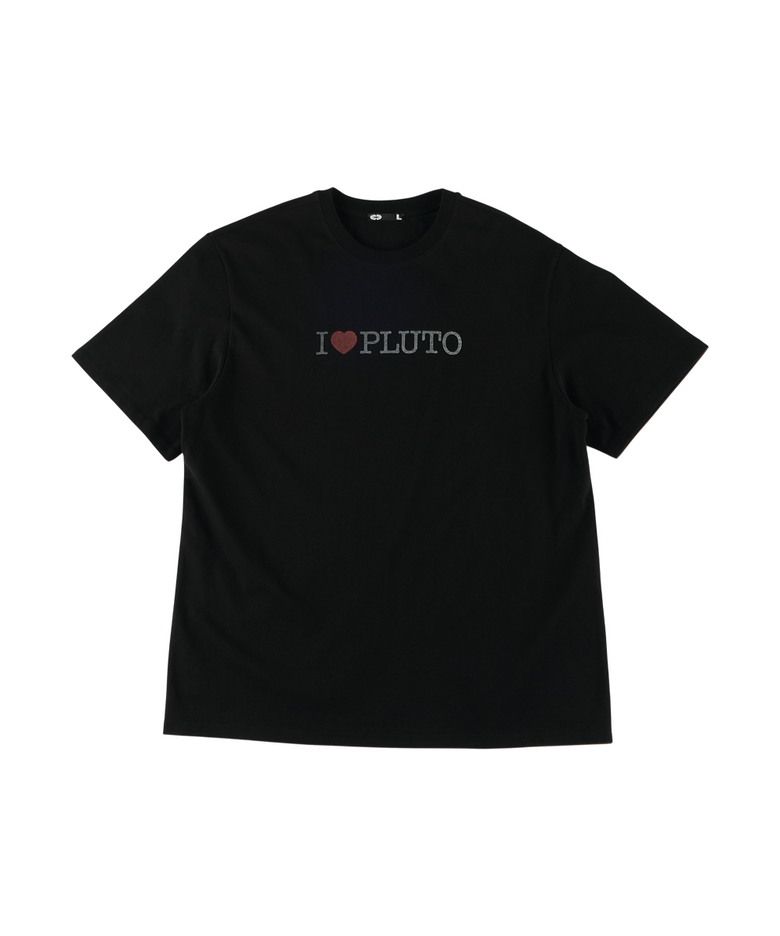 I Love Pluto T-Shirt Black