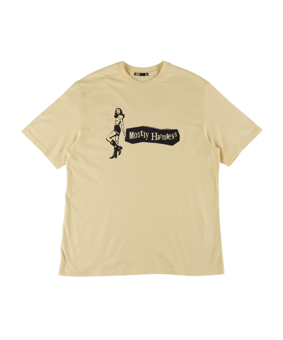 이알티알(ERTR) Mostly Harmless Girl T-Shirt Ivory