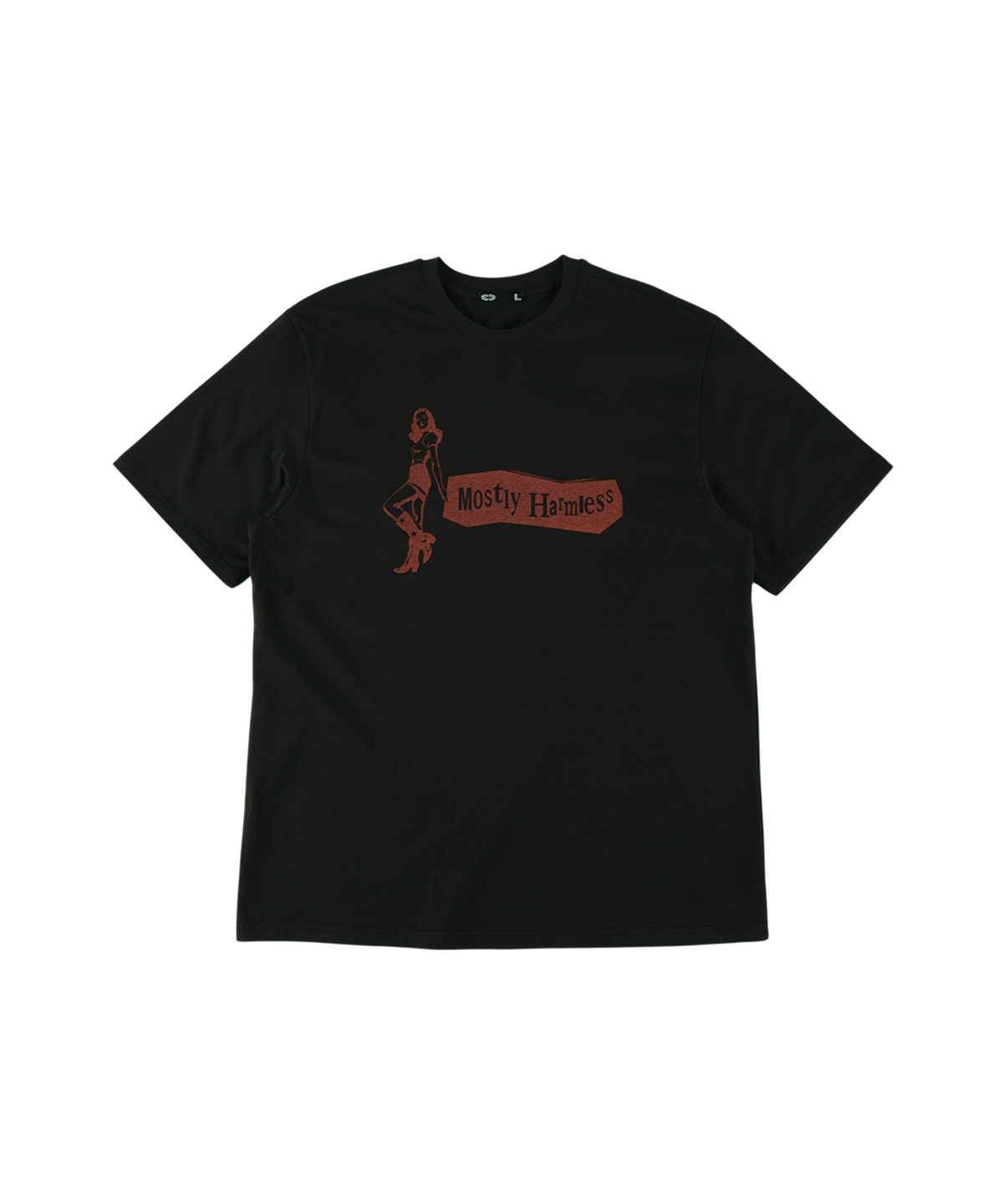 이알티알(ERTR) Mostly Harmless Girl T-Shirt Black