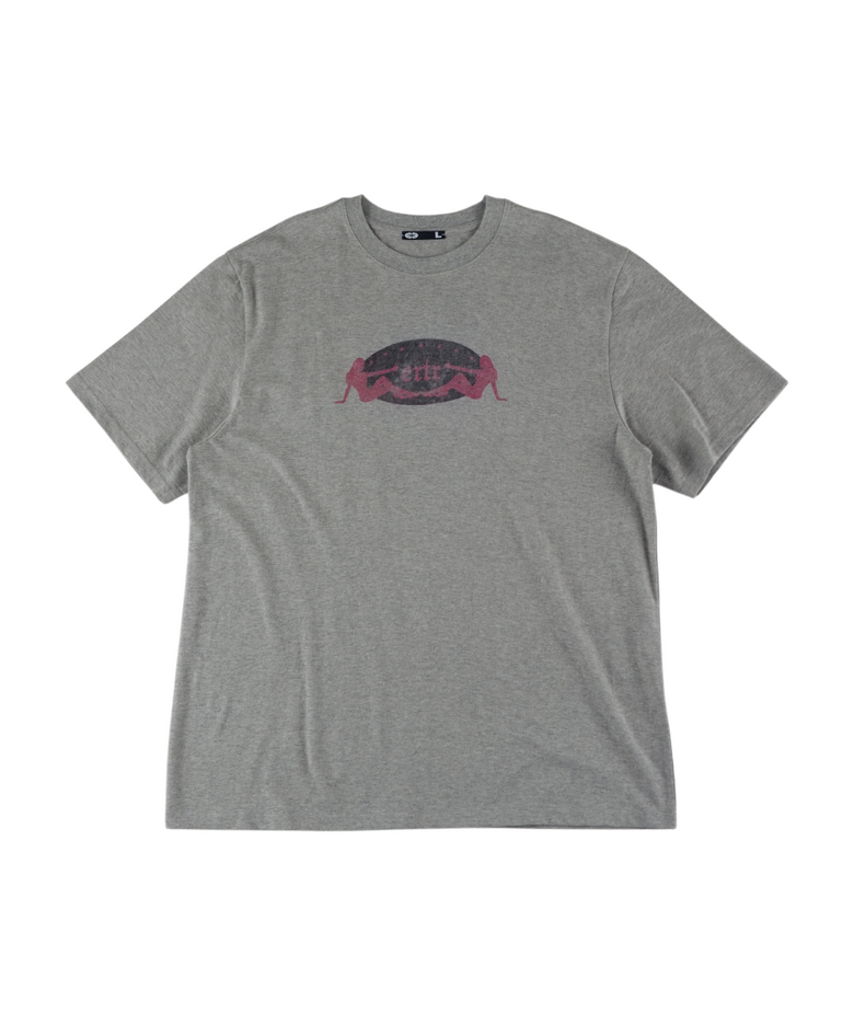 Thumbs Up Girl T-Shirt Melange Grey