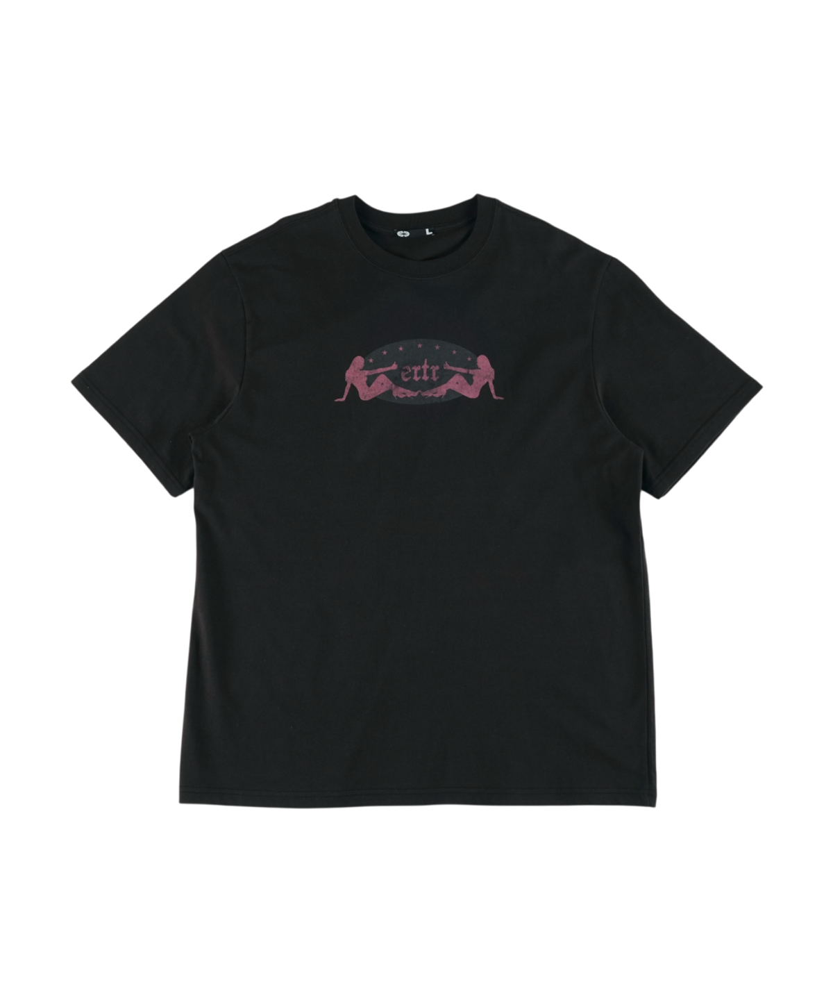 이알티알(ERTR) Thumbs Up Girl T-Shirt Black