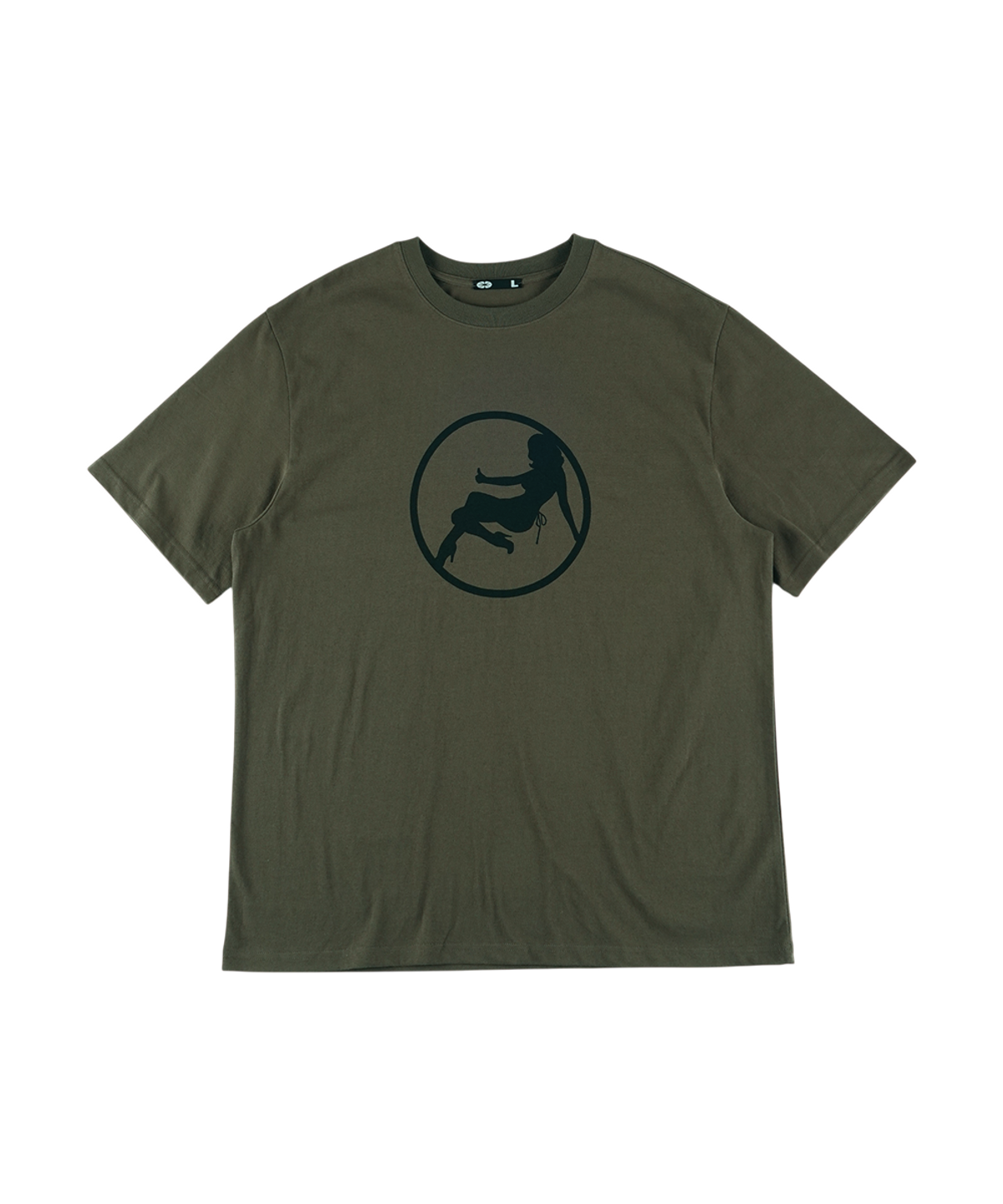 이알티알(ERTR) Circle Girl T-Shirt Khaki