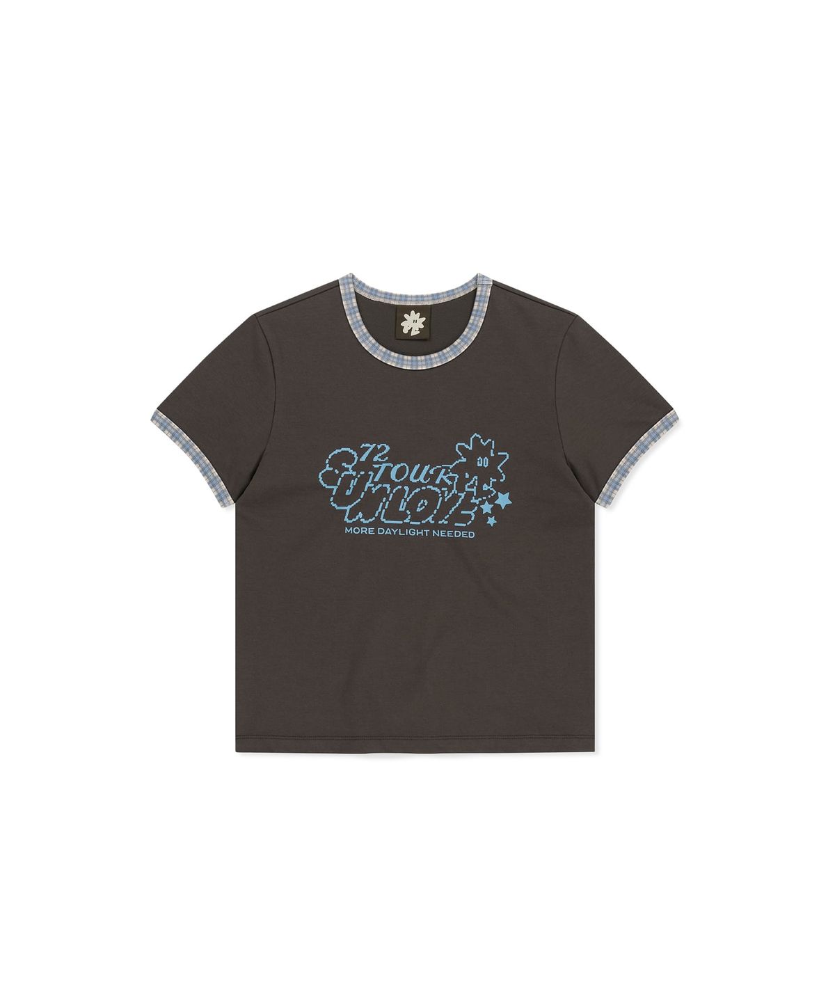 썬러브투어(SUNLOVETOUR) W 72 Tour Ringer Tee Charcoal