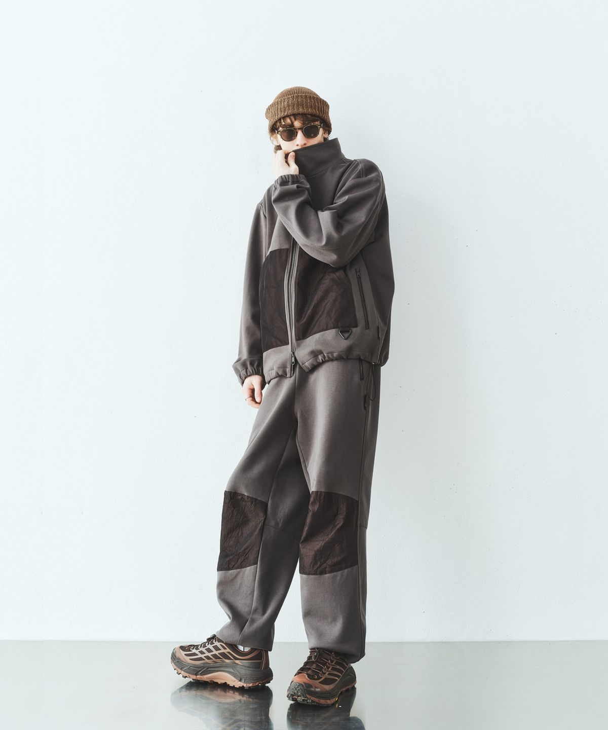 밀라코드(MILACODE) Patch Detail Track Set-up (KHAKI)