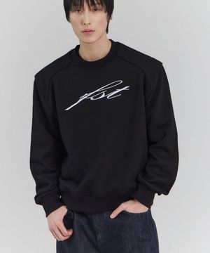 FORCE FST SIGN LOGO SWEAT SHIRT (BK)