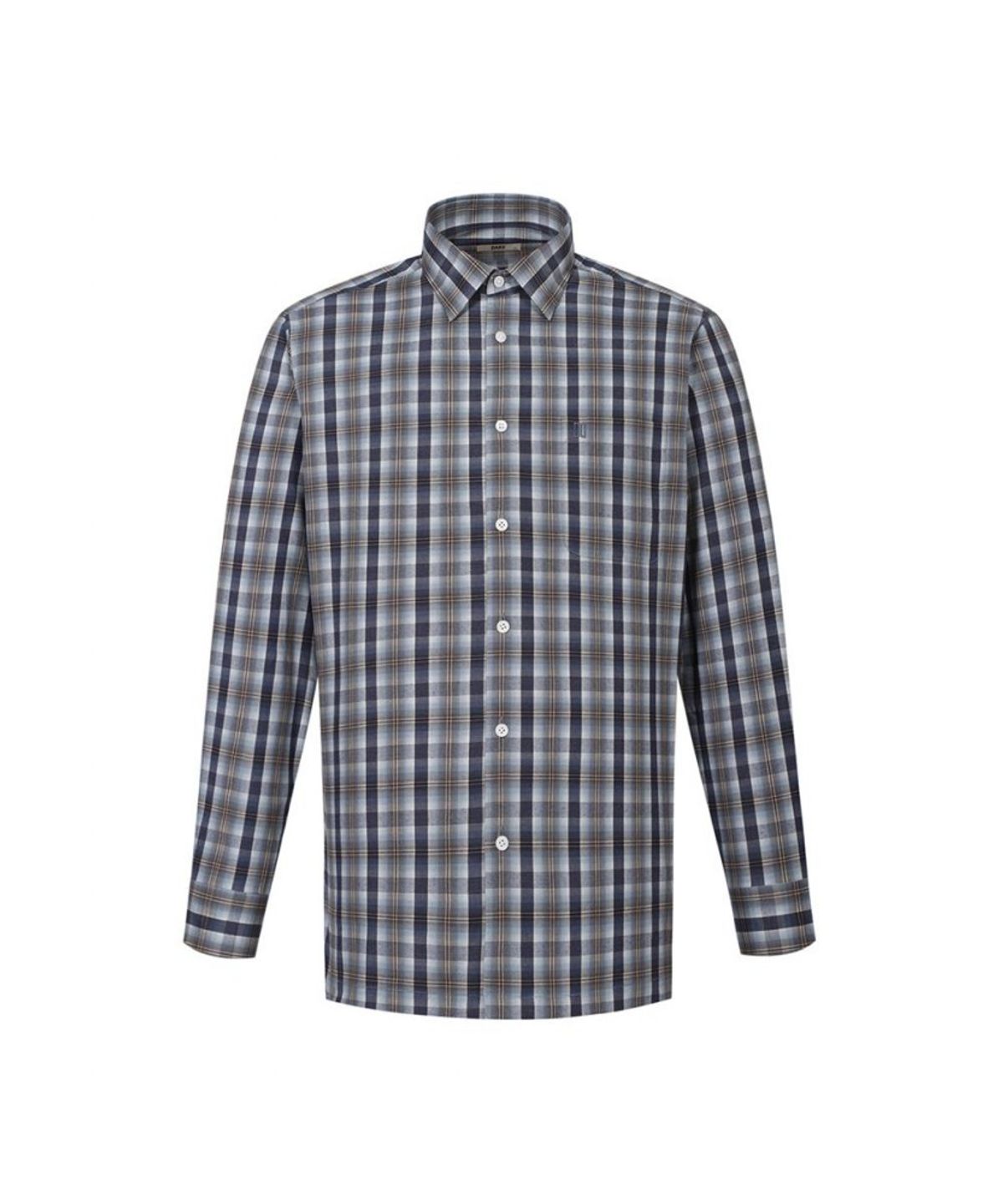 닥스셔츠(DAKS SHIRTS) 기모 폴리혼방 이지케어 체크 캐주얼 셔츠 레귤러핏_DMP1SHCL103N1