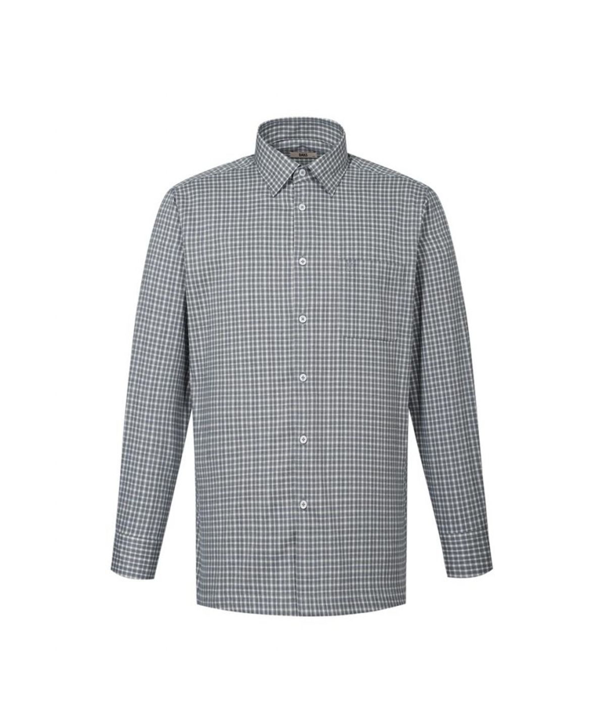 닥스셔츠(DAKS SHIRTS) 기모 폴리혼방 이지케어 스트레치 스몰 체크 캐주얼셔츠 레귤러핏_DMP1SHCL104E1