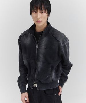 FORCE SHOULDER ZIP-UP (WASHING BK)