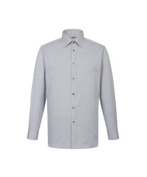 레이온혼방 마이크로 패턴 드레스셔츠 레귤러핏