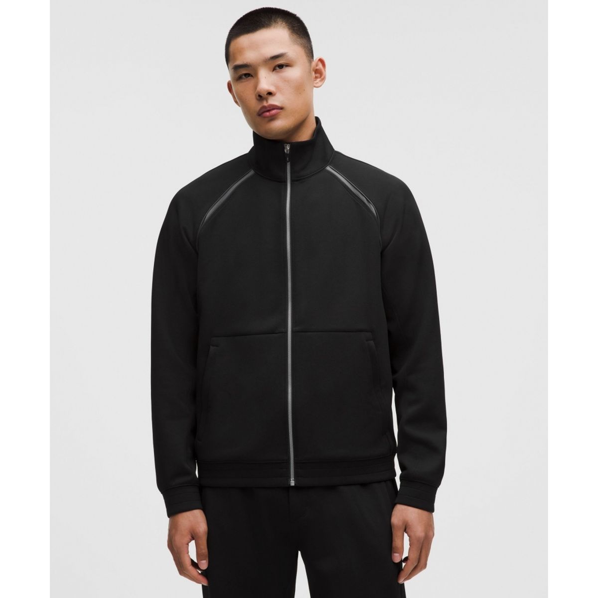 룰루레몬(LULULEMON) 페이스 브레이커 트랙 재킷 *니트  BLK