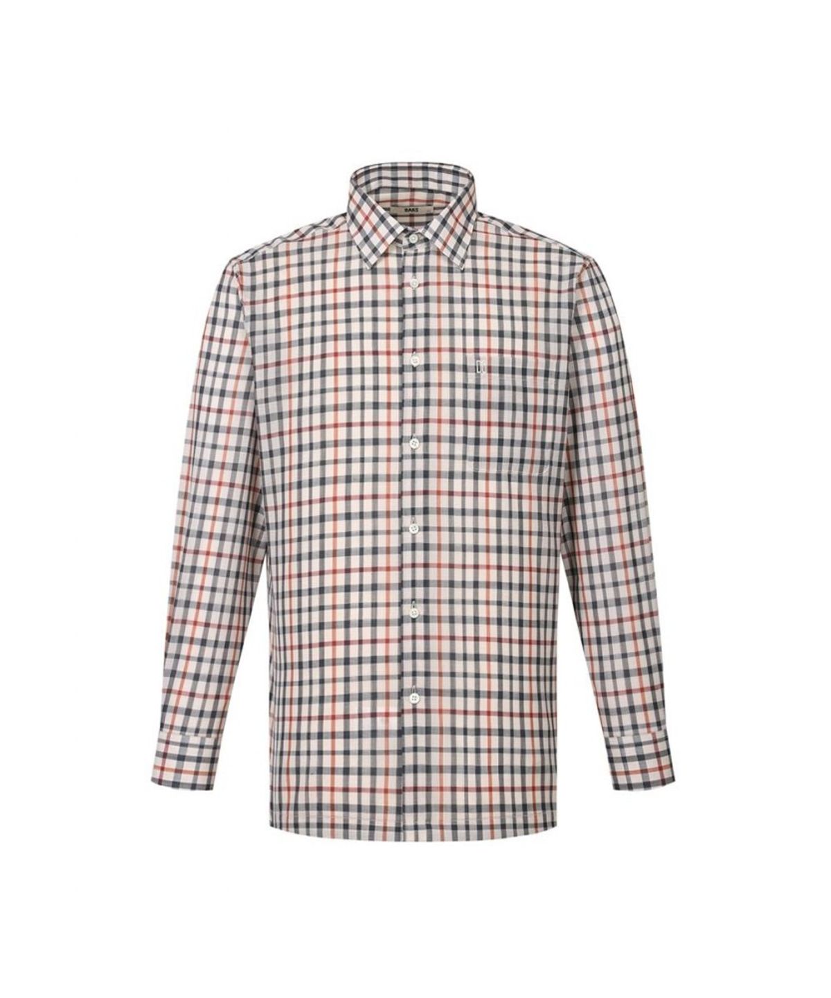 닥스셔츠(DAKS SHIRTS) 울혼방 하우스체크 캐주얼셔츠 레귤러핏_DMS1SHCL141I1