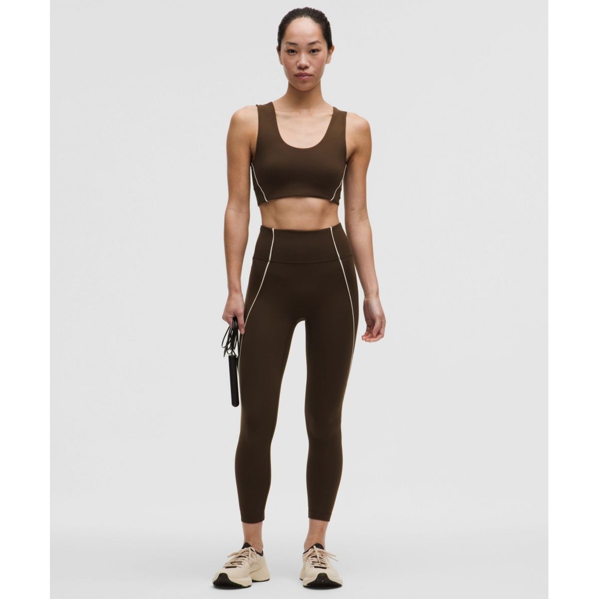 룰루레몬(LULULEMON) 원더 트레인 노라인 파이프드 하이라이즈 타이츠 24inch *아시아 핏