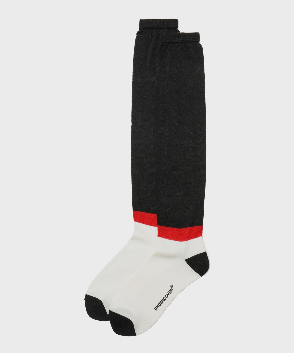 언더커버(UNDERCOVER) (U) 삭스 블랙 UP2E1L02 SOCKS BLACK