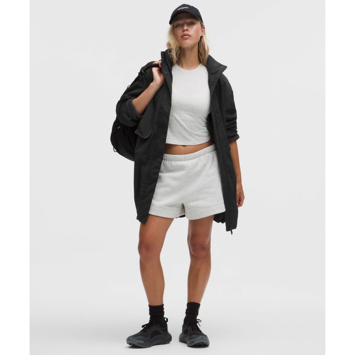 룰루레몬(LULULEMON) 올웨이즈 에포트리스 롱 재킷 *에볼브  BLK