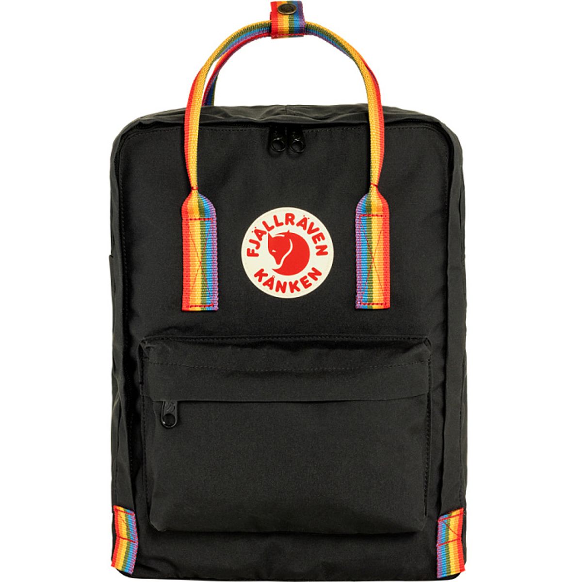 피엘라벤(FJALLRAVEN) 칸켄 레인보우 (23620) - Black/Rainbow Pattern