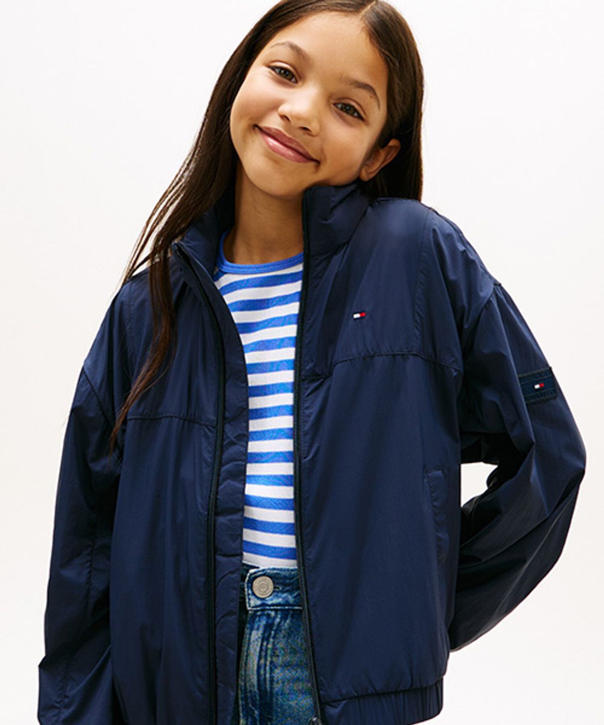 타미힐피거 키즈(TOMMY HILFIGER KIDS) 언라인드 윈드브레이커