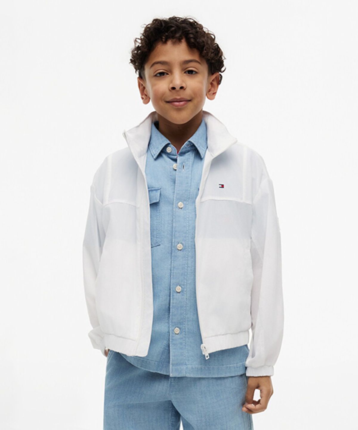 타미힐피거 키즈(TOMMY HILFIGER KIDS) 언라인드 윈드브레이커