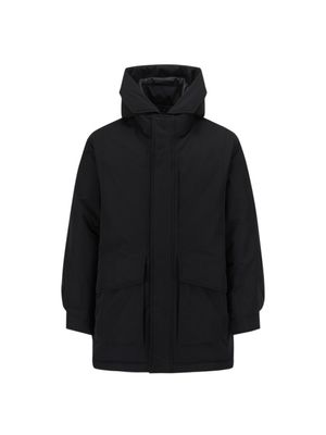 남성 후드패널 구스 패딩 사파리_BZG1FP1201