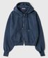 도크 헤비웨이트 후디 집업 (페이드 블루)