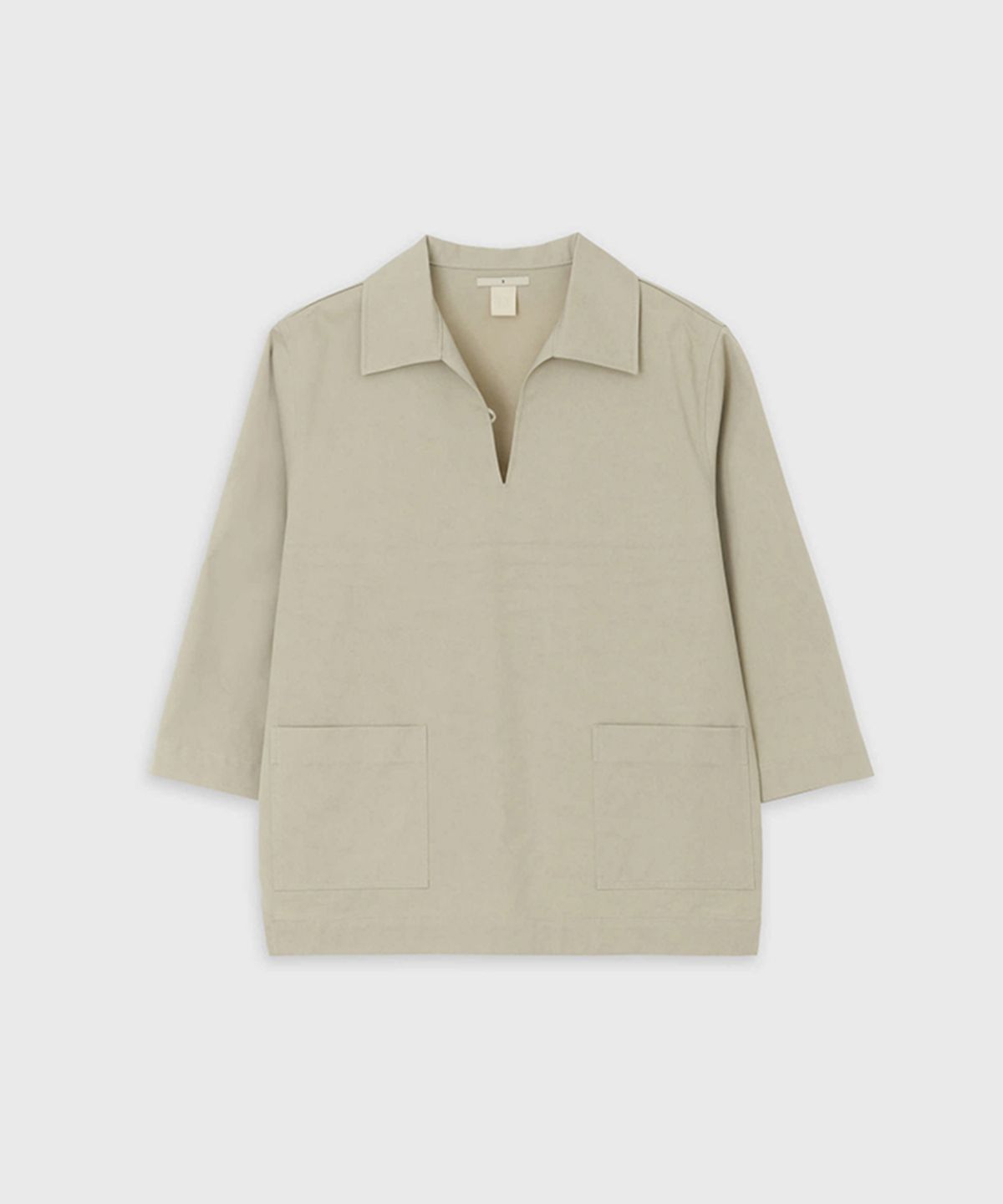 더룸(THELOOM) WORK SHIRT_BEIGE