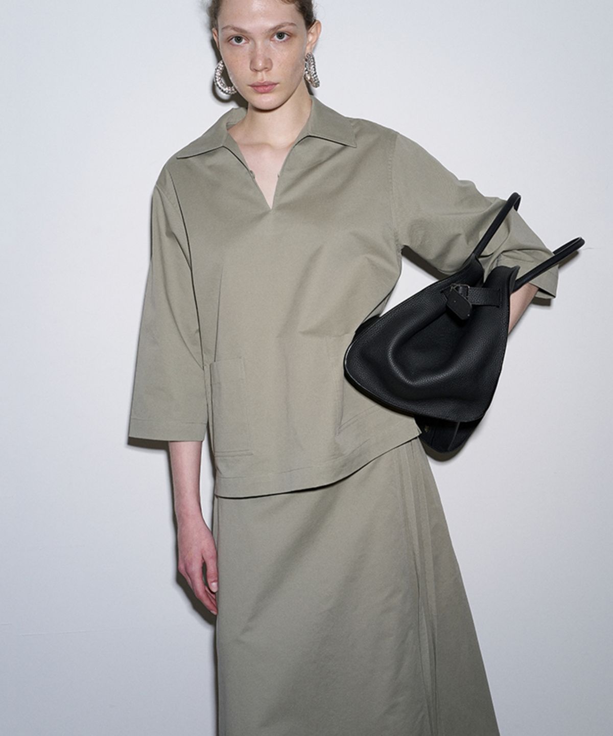 더룸(THELOOM) WORK SHIRT_KHAKI