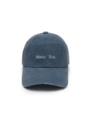 MATIN MINI CLASSIC LOGO BALL CAP IN SMOKE BLUE