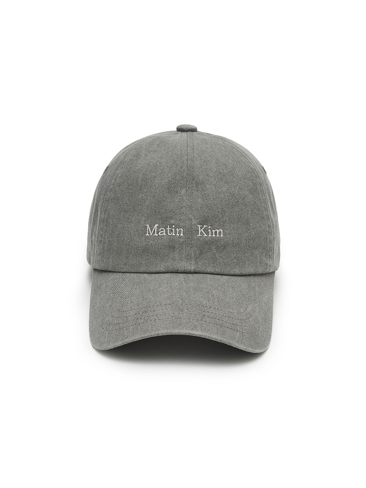 마뗑킴(MATIN KIM) MATIN MINI CLASSIC LOGO BALL CAP IN LIGHT KHAKI