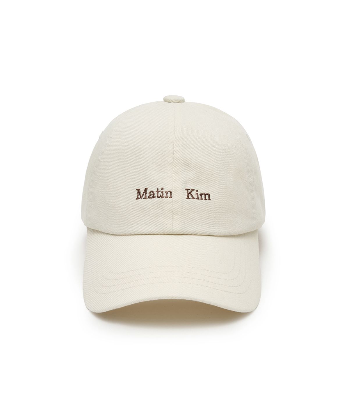 마뗑킴(MATIN KIM) MATIN MINI CLASSIC LOGO BALL CAP IN CREAM